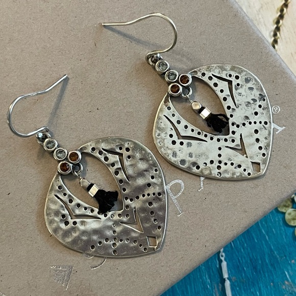 Silpada Sterling Silver Tassel Fringe with Swarovski Crystals Earrings W3382 - Picture 8 of 15